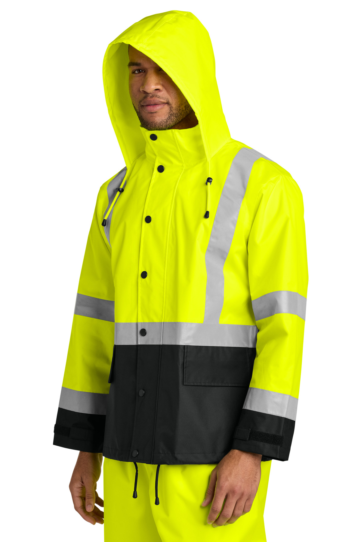 CornerStone ANSI 107 Class 3 Rain Jacket CSJ504 9