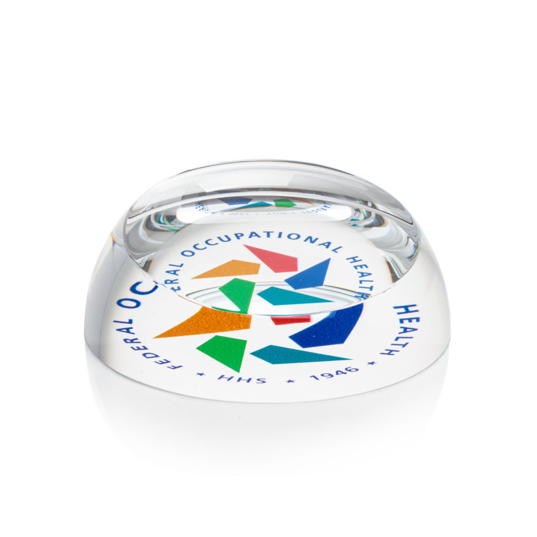 Slanted VividPrint™ Paperweight 5