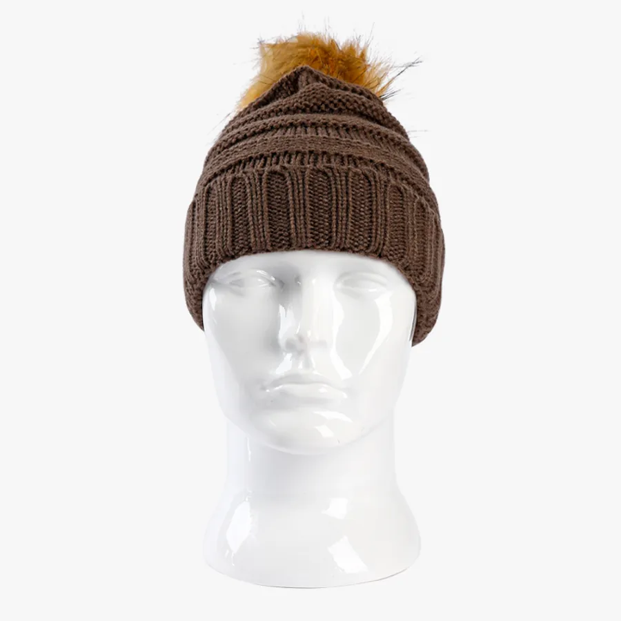 Snazzy Acrylic Beanies w/ Pom 2