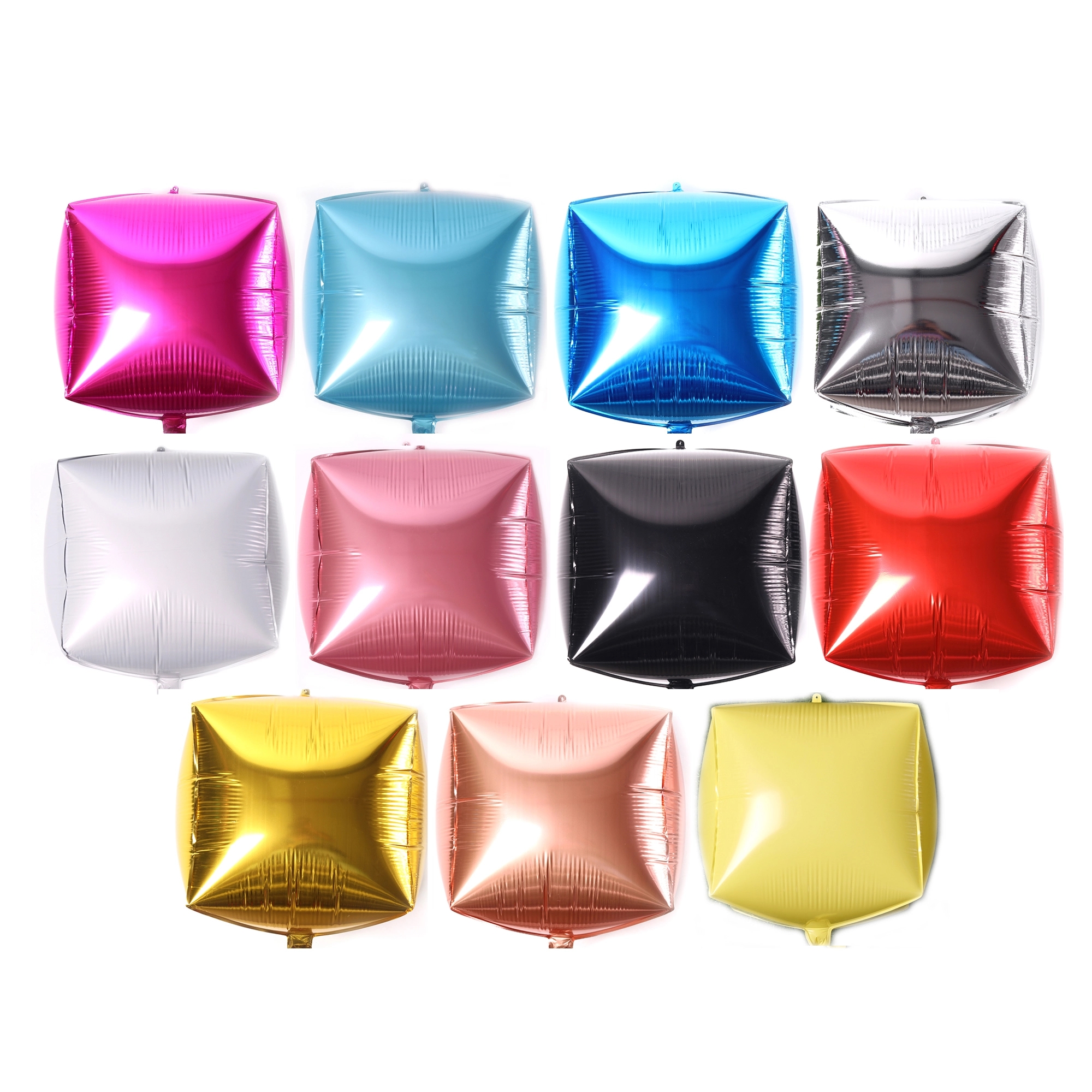 4D Square Aluminum Foil Balloon 3