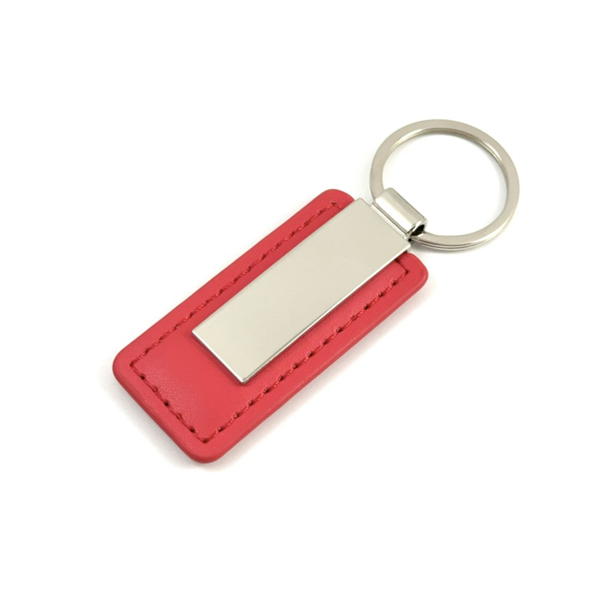 Leatherette Keychain Metallic Finish Design 6