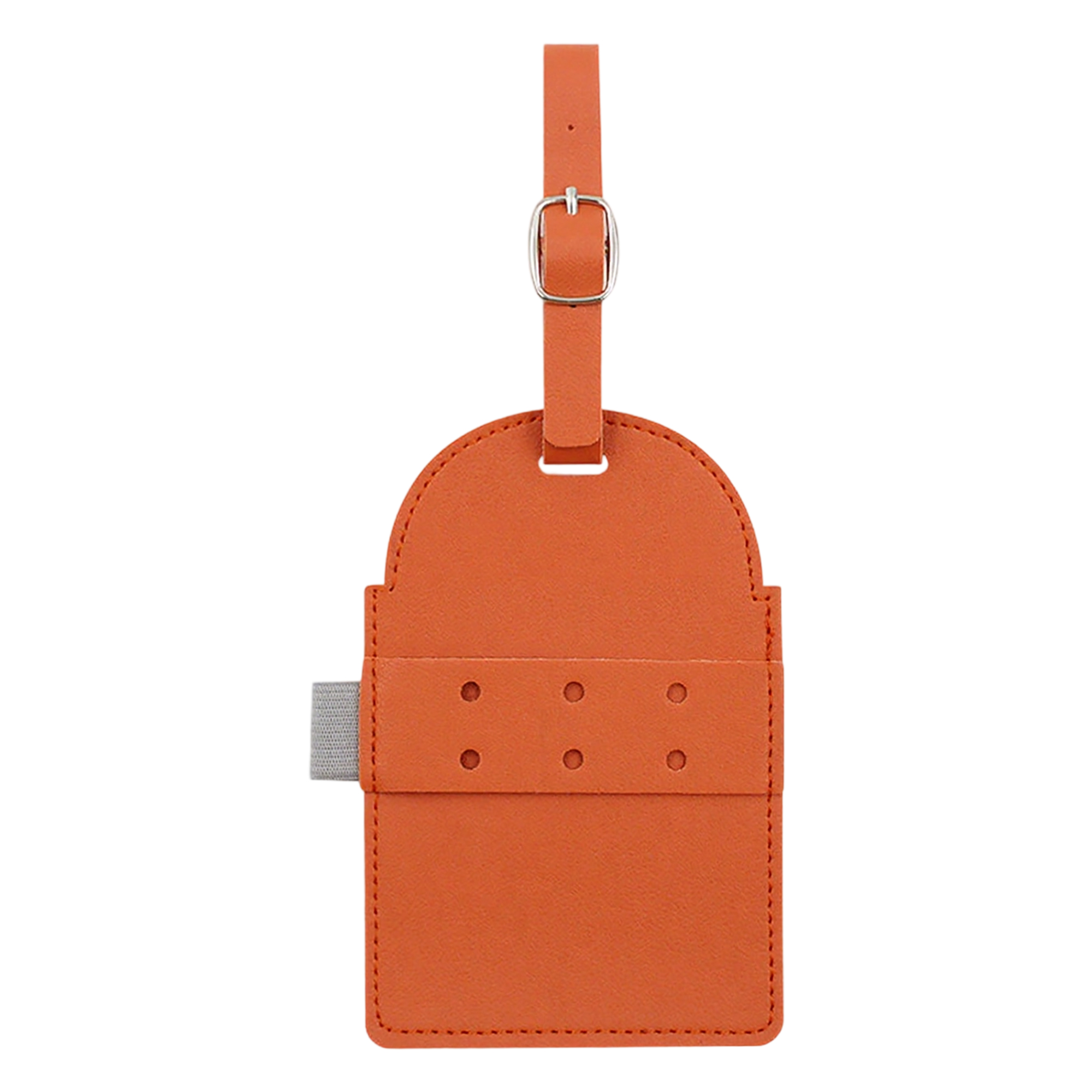 Polyurethane Leather Tee Holder Tag With Pencil Slot Strap 3.23" x 4.73" 16