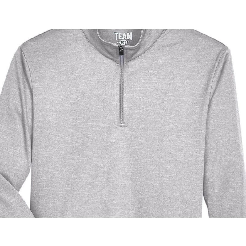 Team 365 Youth Zone Sonic Heather Performance Quarter-Zip 2