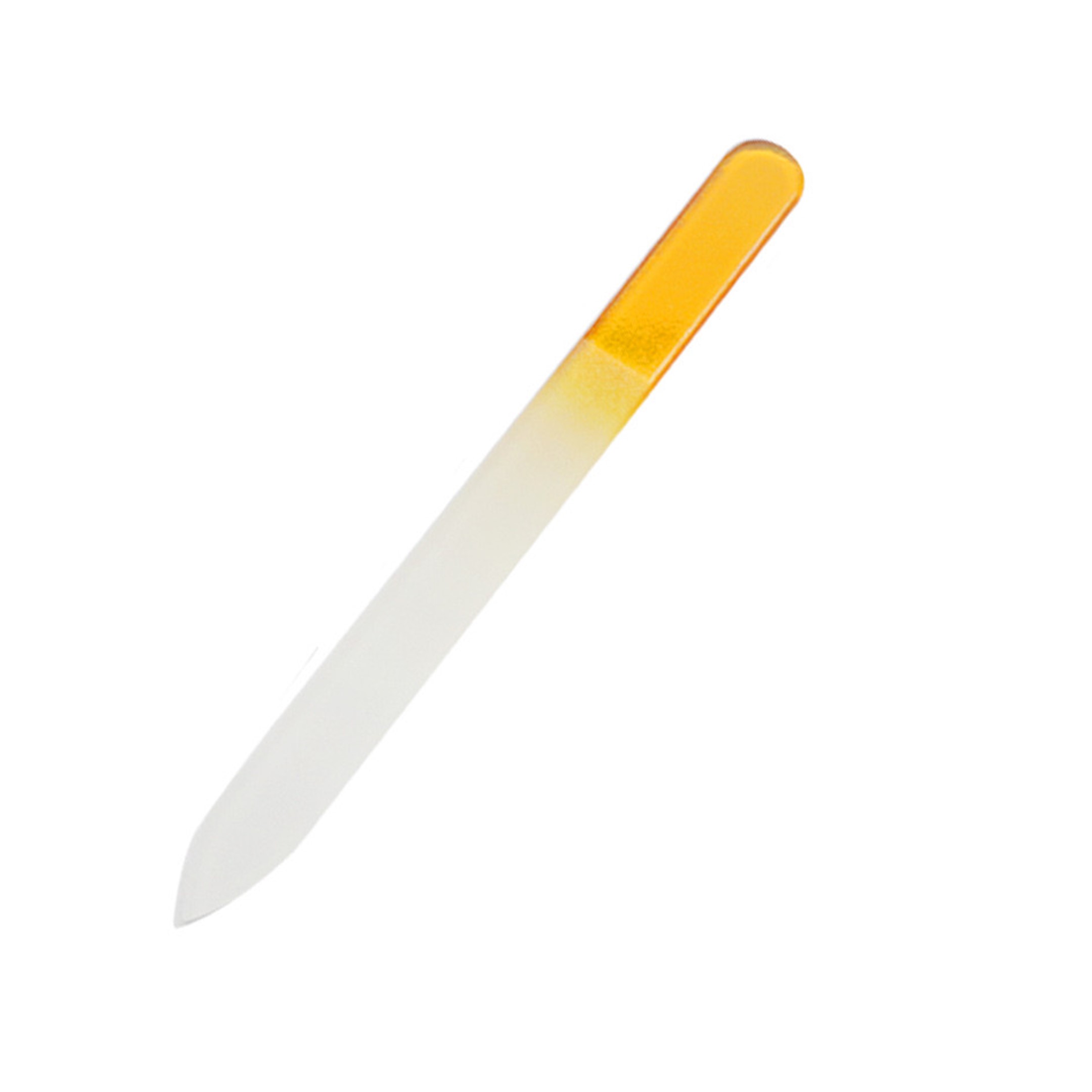 5 1/2" Premium Tempered Glass Nail File in Clear Sleeve 6