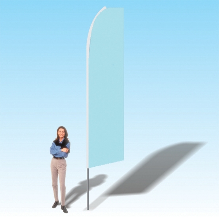 15FT Light Blue Advertising Banner Flag 2