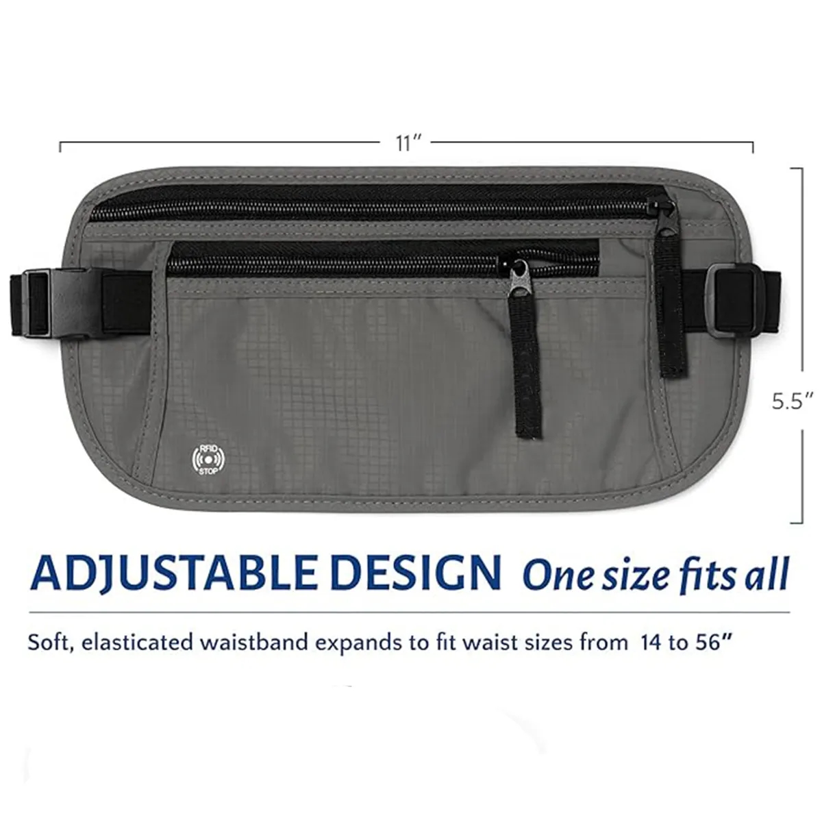 Personlized Slim RFID Blocking Travel Pouch Passport Holder 4