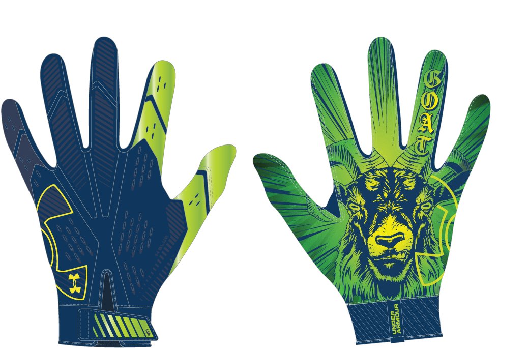UA Blur LE Kids' Football Gloves 18