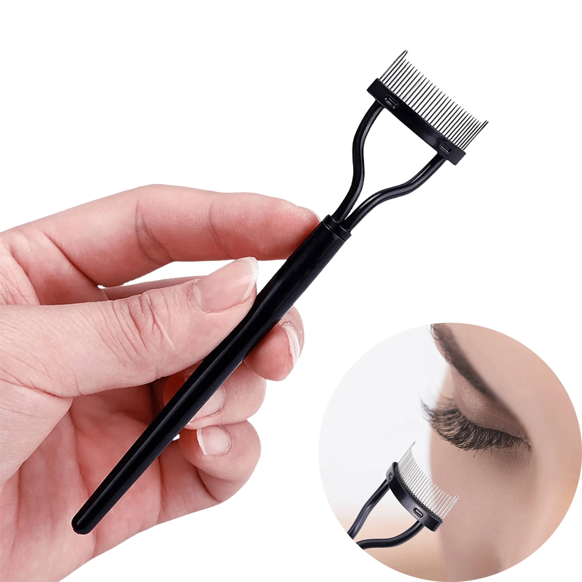 Foldable Makeup Eyelash Lashes Comb 2