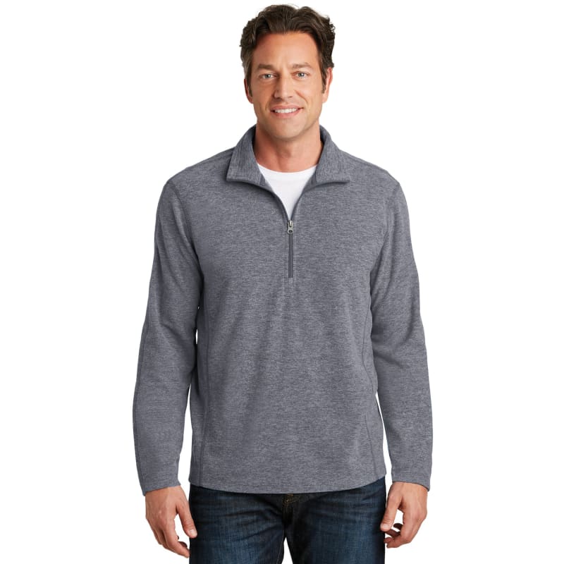 Port Authority Heather Microfleece 1/2-Zip Pullover. 9