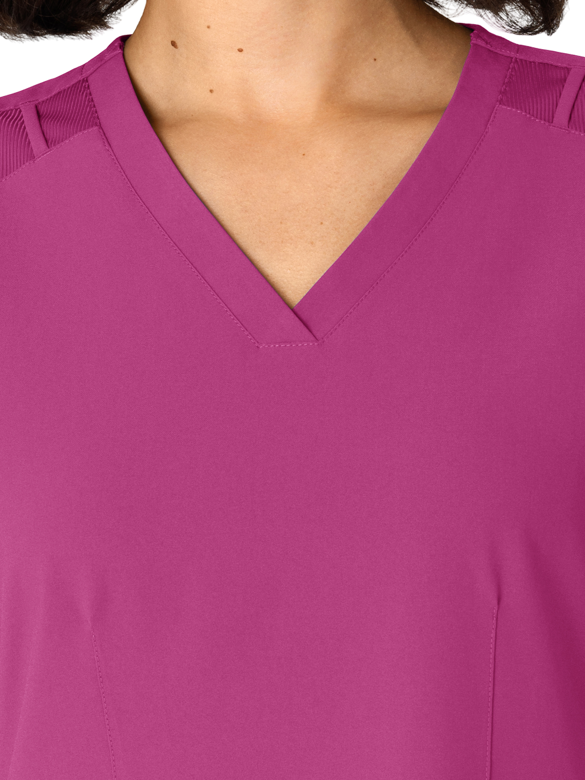Wink - W123 - Women's Flex-n-Reach Side Panel V-Neck Top 30