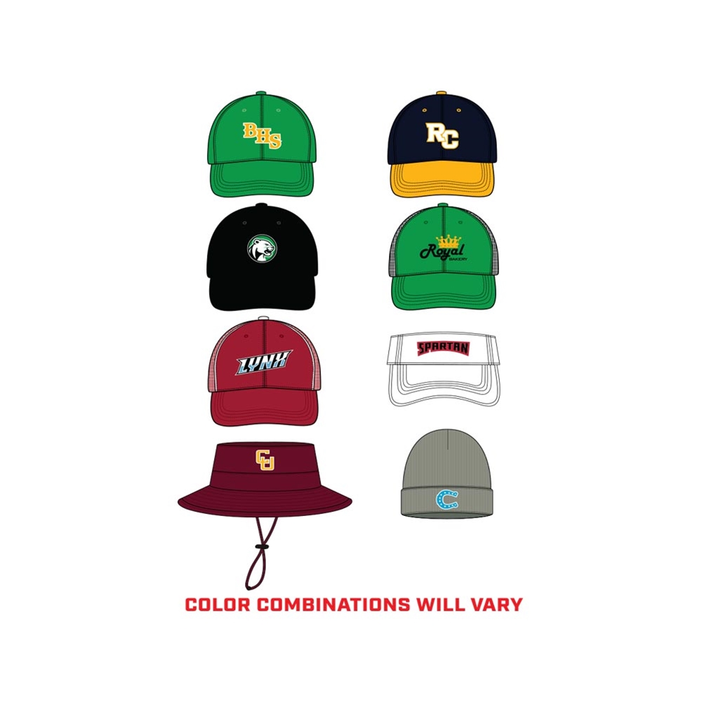 Embroidered Hat Kit (8 Hats per Kit)