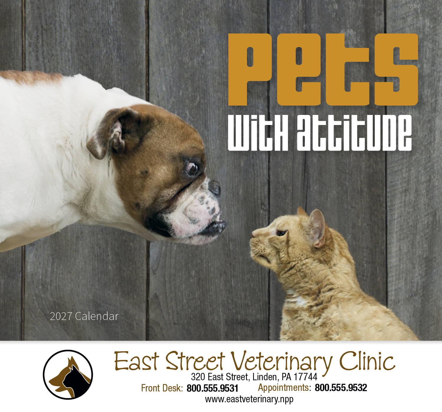 Good Value™ Pets with Attitude - Stapled Calendar 52