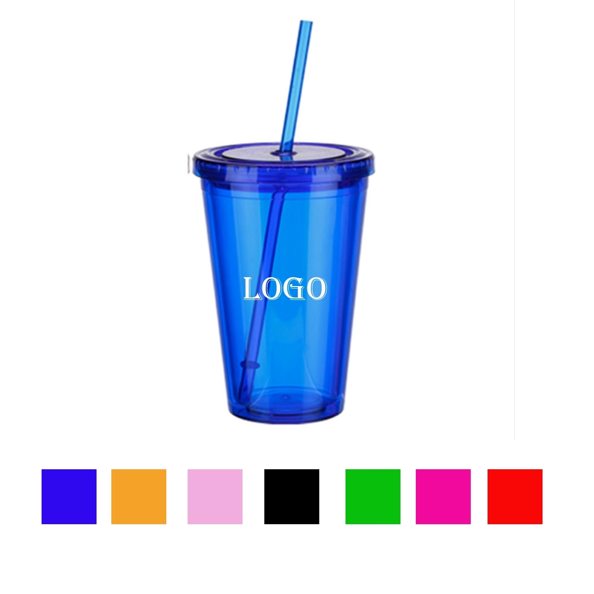 16 OZ Trumbler With Straw 2