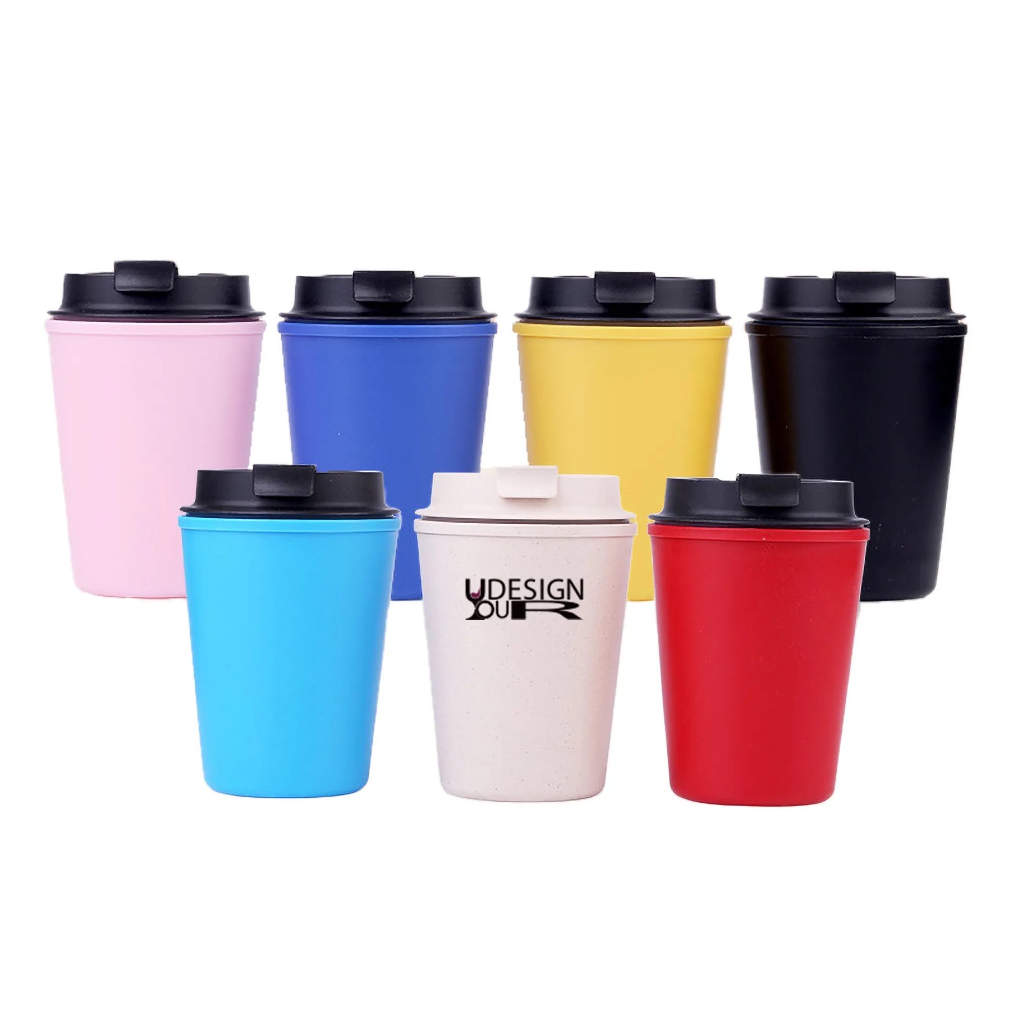 Double-walled insulated coffee cup Portable leak-proof 3