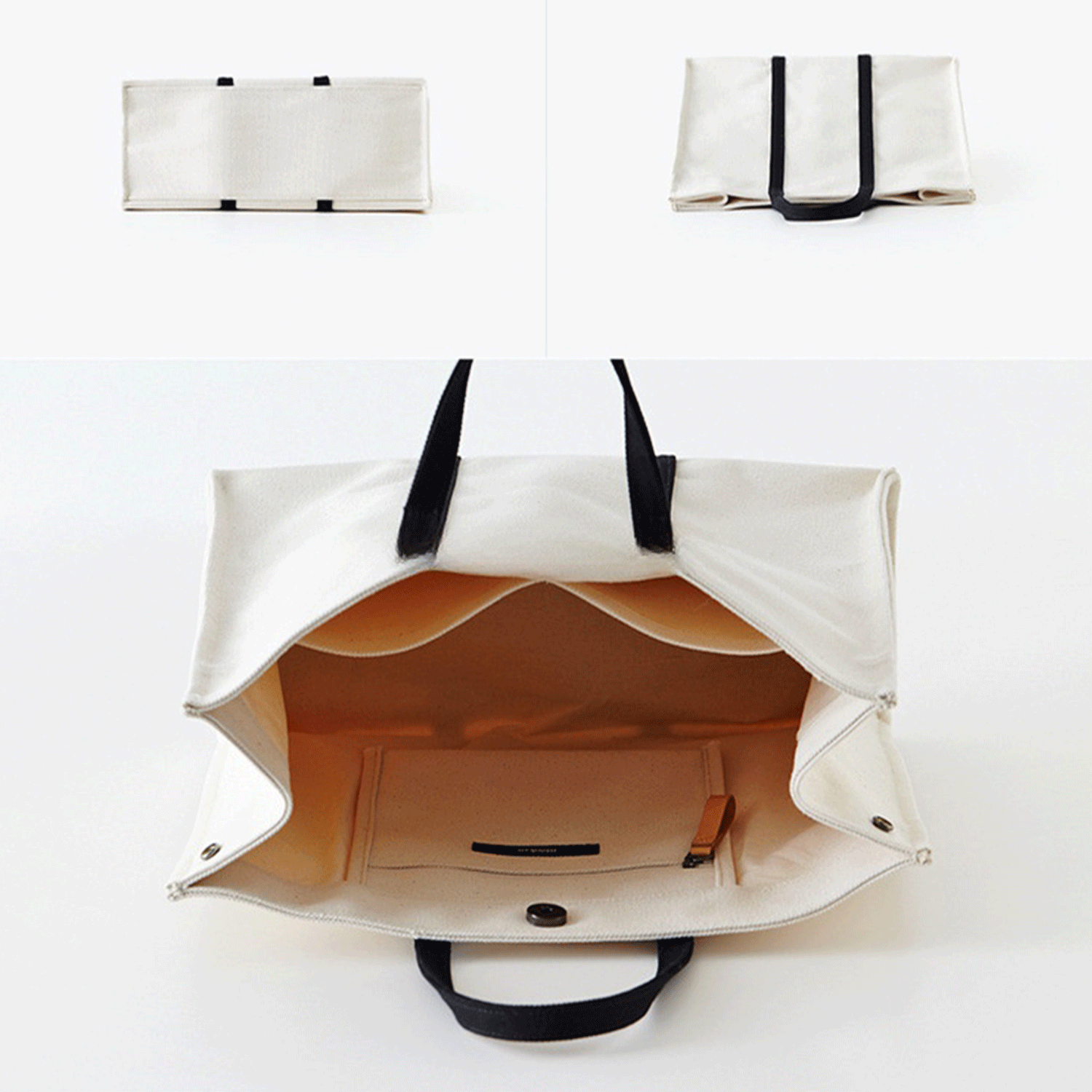 Eco-friendly spacious daily use Cotton Canvas Tote Handbag, custom tote bag with logo imprint 5