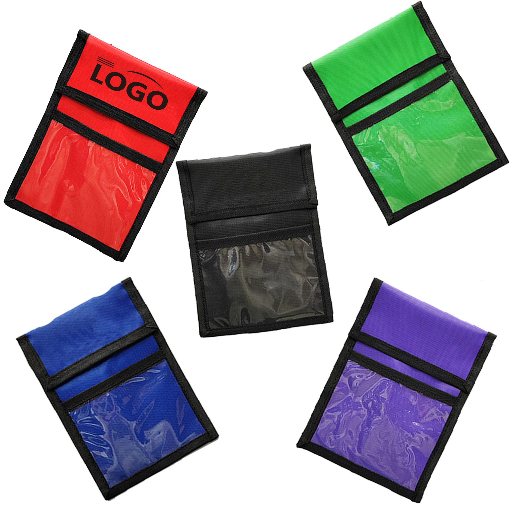 Custom Nylon Neck Wallet Branding Lanyard Badge 6