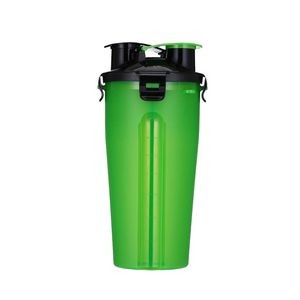 2 In 1 Pet Food And Water Bottle With Two Chambers 10