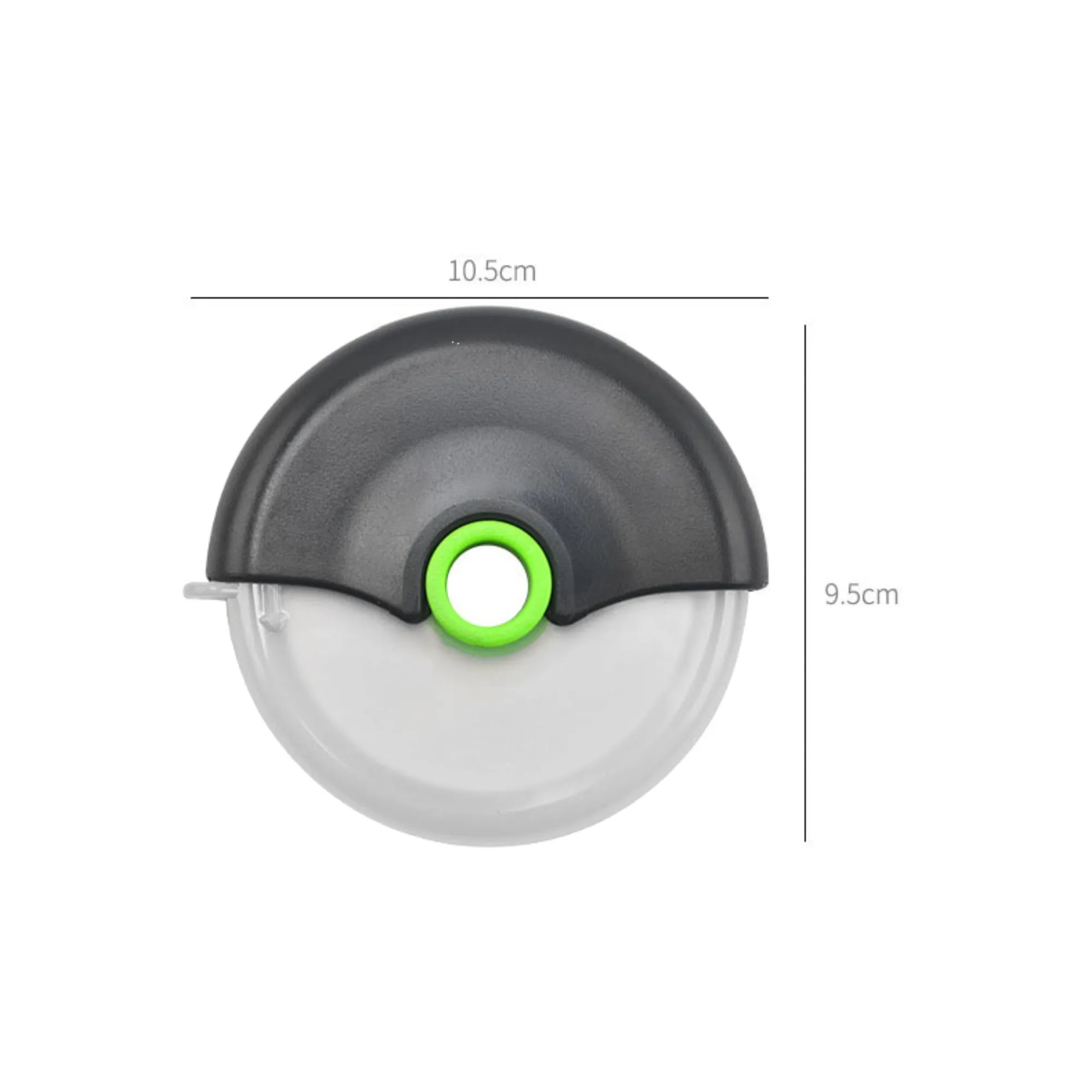 Circular Roller Pizza Knife With Protective Cover 2