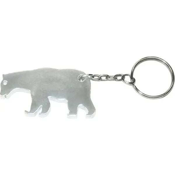 Bear Shape Bottle Opener Keychain 4