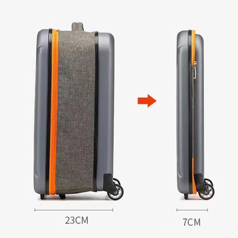 Foldable Suitcase Luggage With Wheels Rolling 4