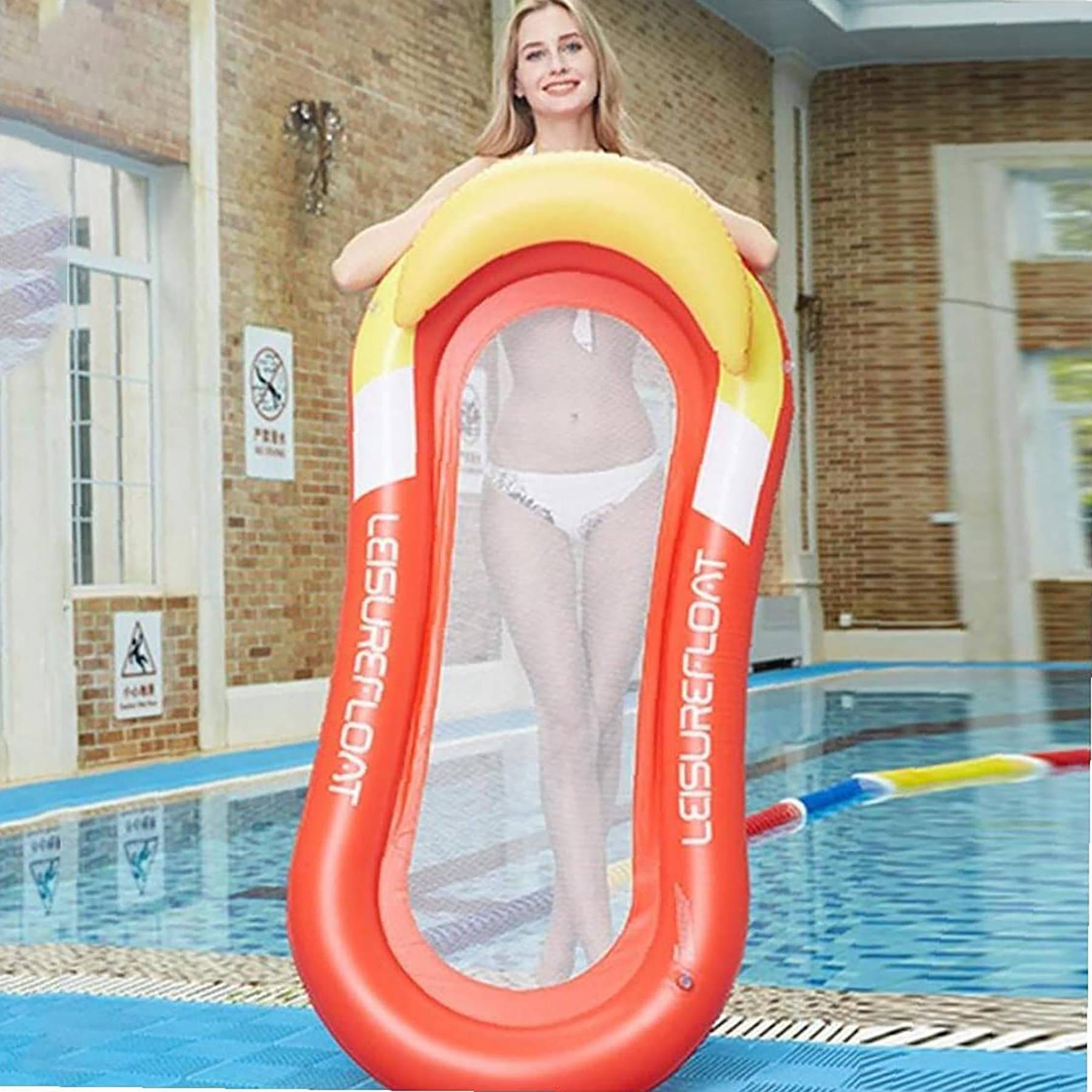 Beach Inflatable Outdoor Sand Bed With Armrests 3