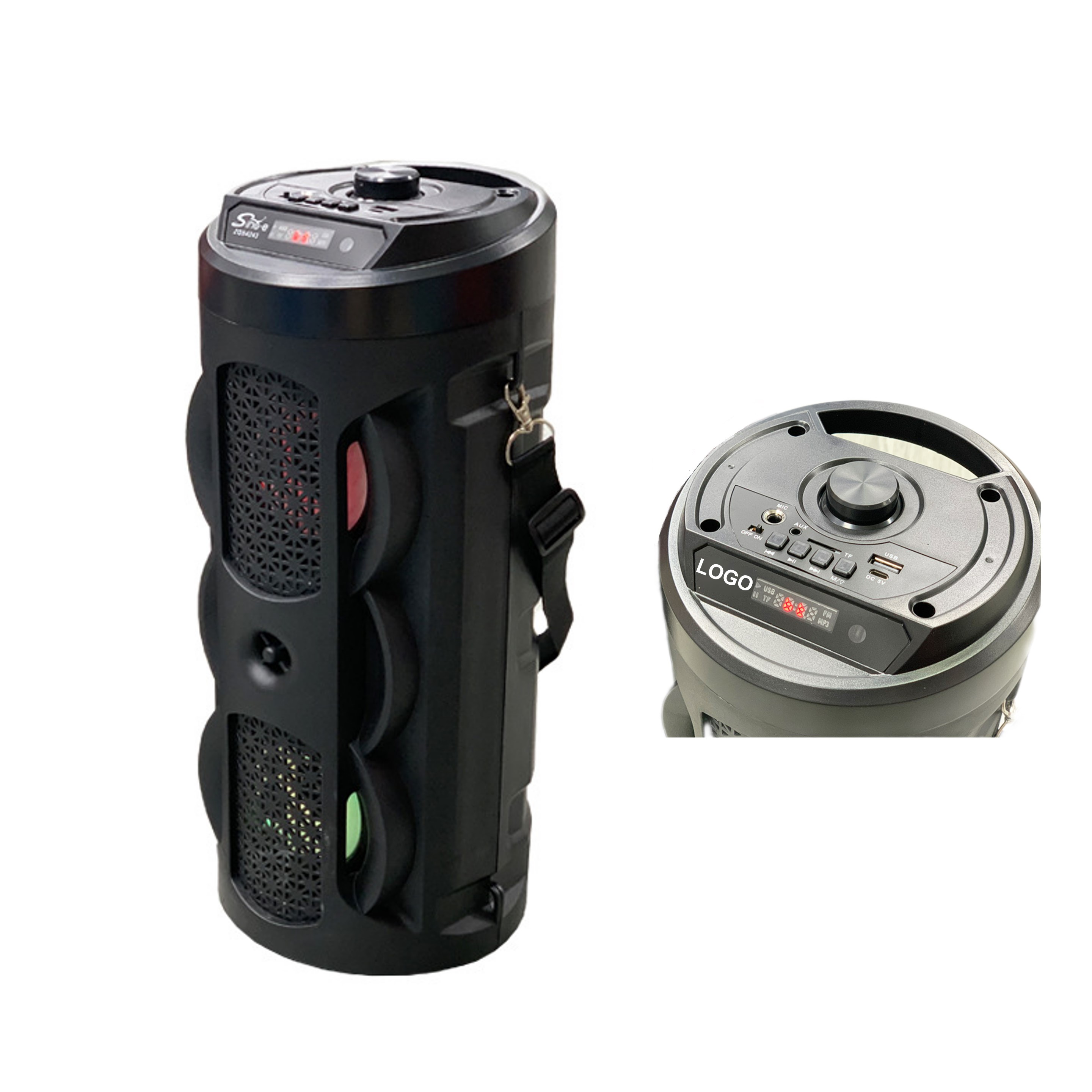 Multi Media Wireless Speaker with Strap (direct import) 2