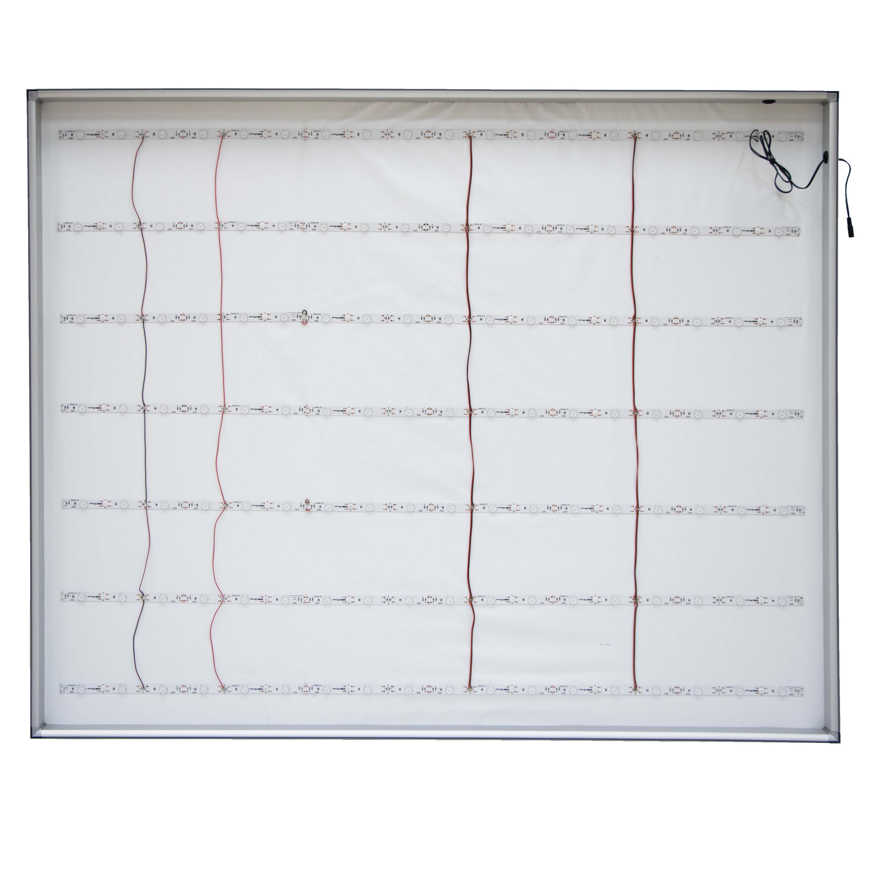 48" x 60" Standard SEG Glo Wall Mount Hardware 3