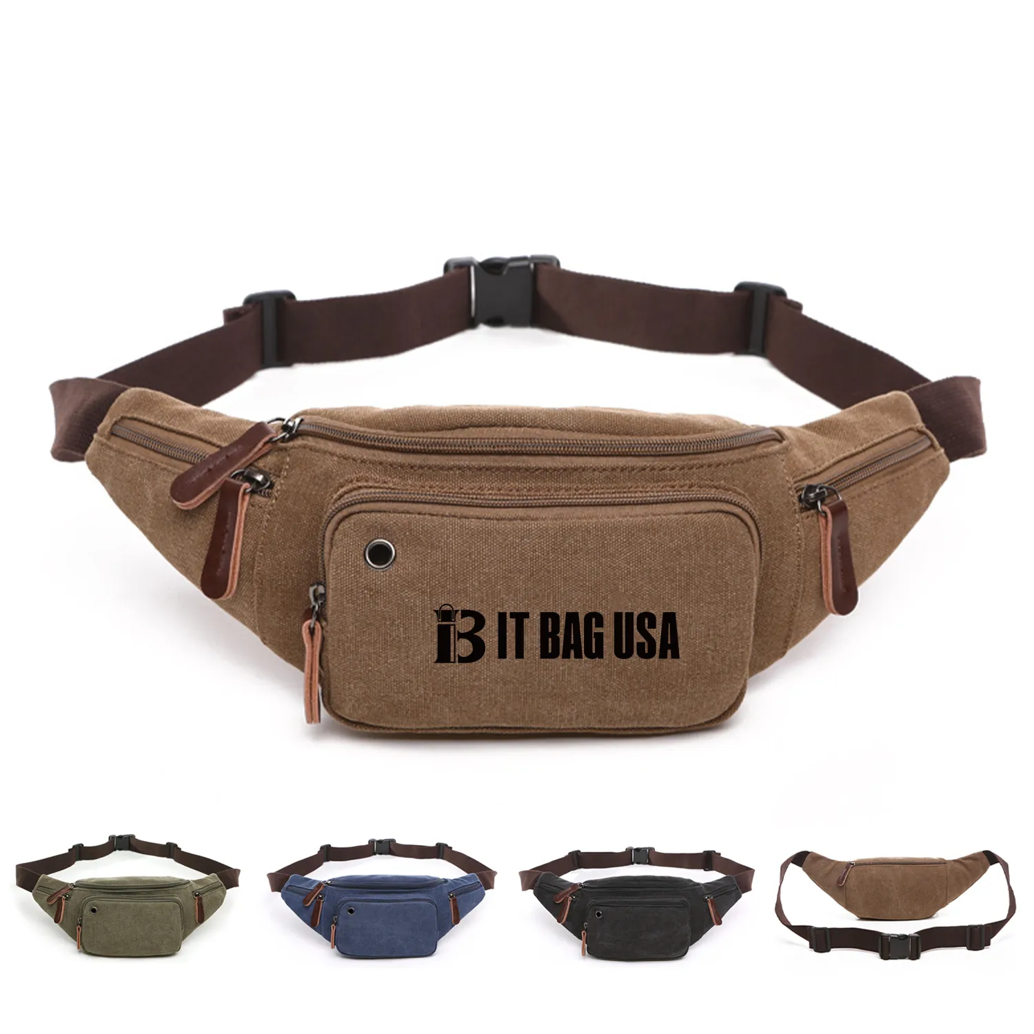 Canvas Waist Fanny Bag 2