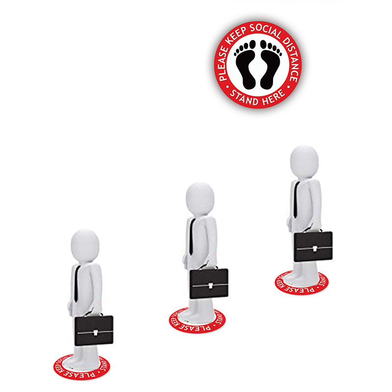 Removable Directional Tape For Shopping Mall And School 3