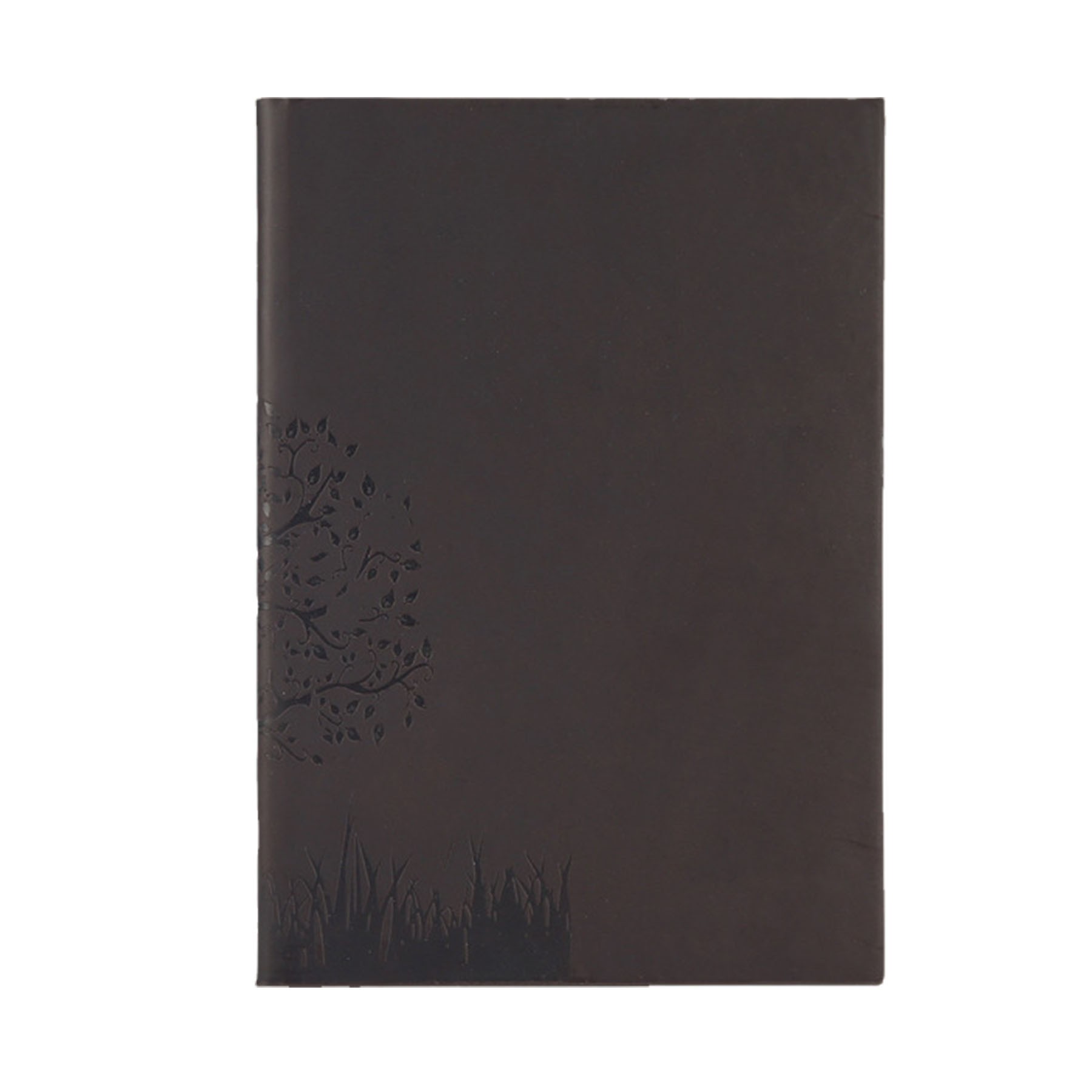 A5 Leather Business Notebook W/ Debossed Landscape Pattern 3