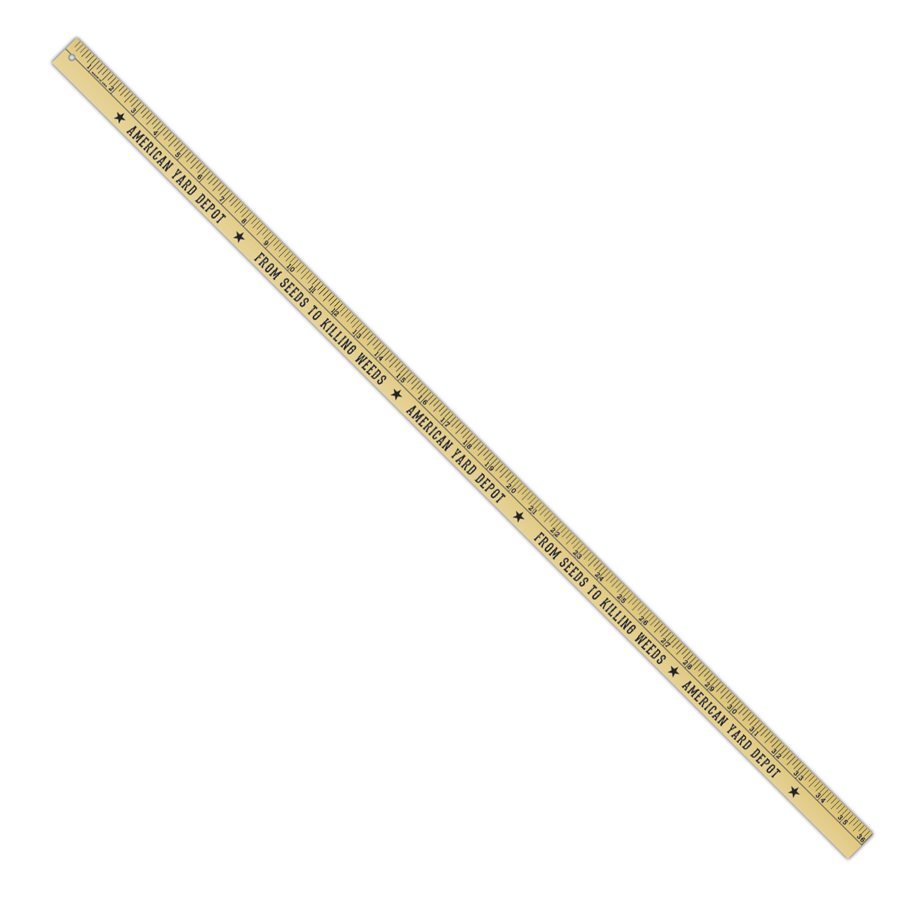 Natural Wood Yardstick