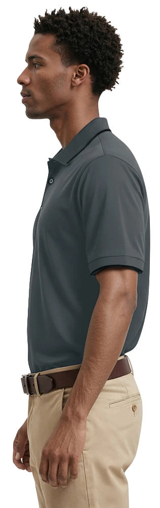 Men's Striped Trim Value Wicking Polo 41