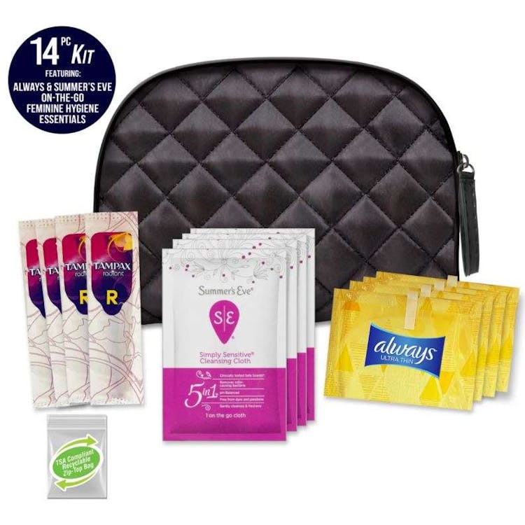 Feminine Hygiene Travel Kits - 14 Pieces 1