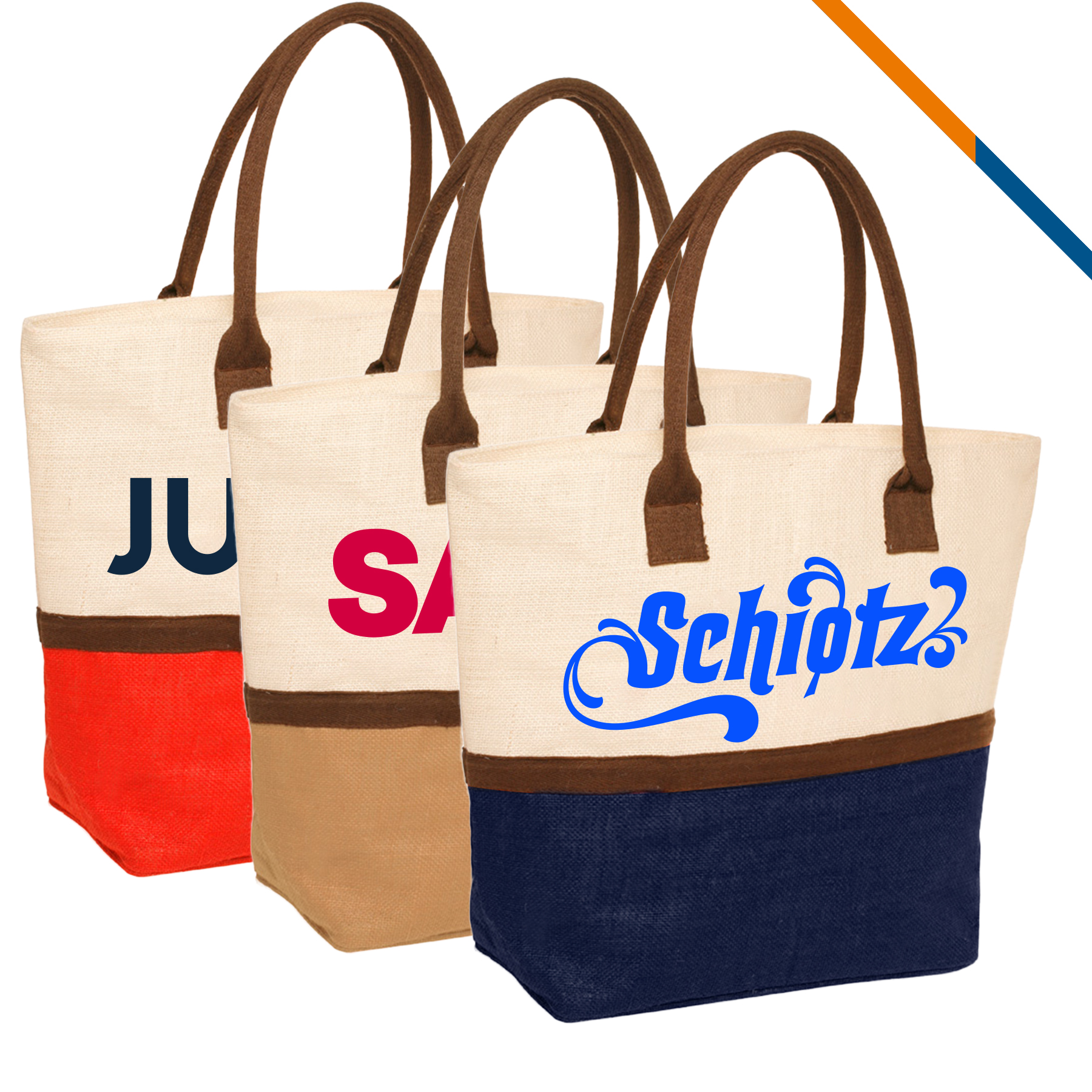 Ye-jun Two-Tone Tote Bags 2