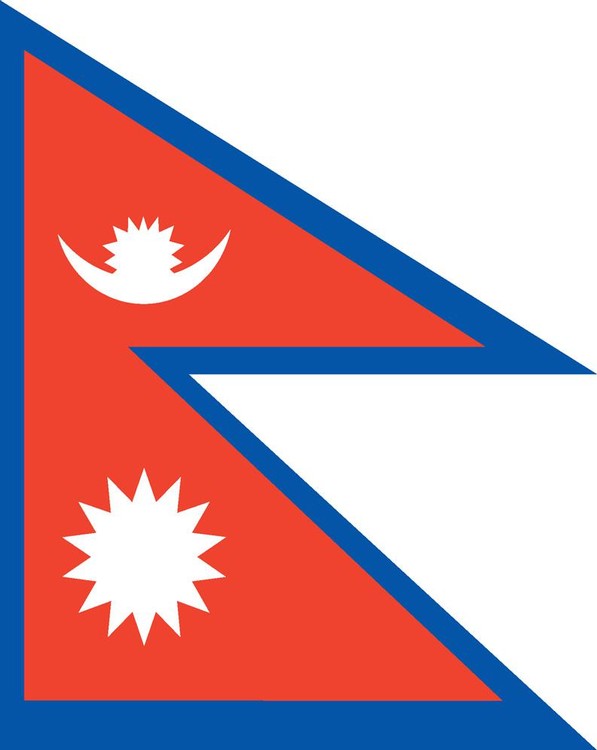 Nepal Flag - 4' x 6' - Nylon 2
