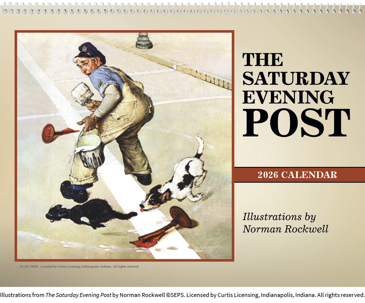 Triumph® Calendars The Saturday Evening Post Illustrations by Norman Rockwell Calendar 21