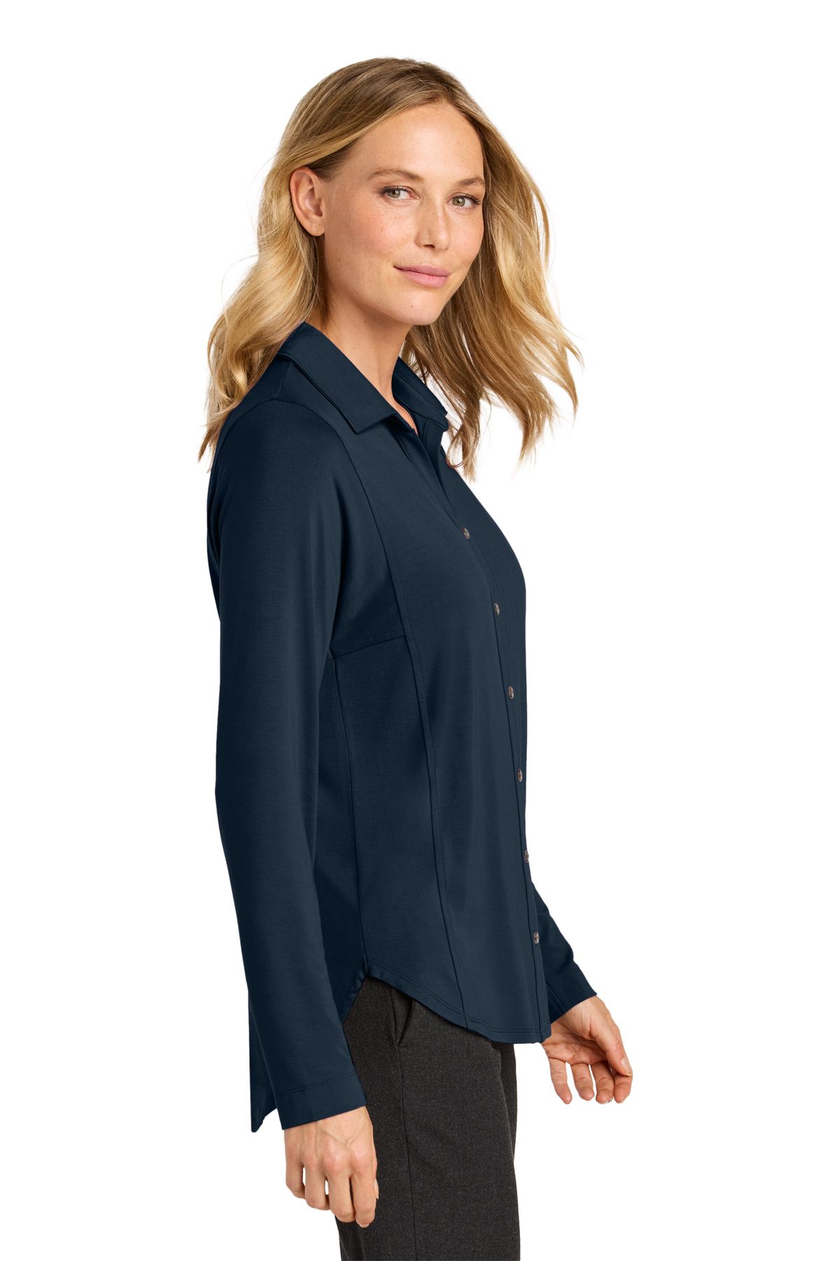 Port Authority Women's Luxe Knit Button Tunic LK5602 4