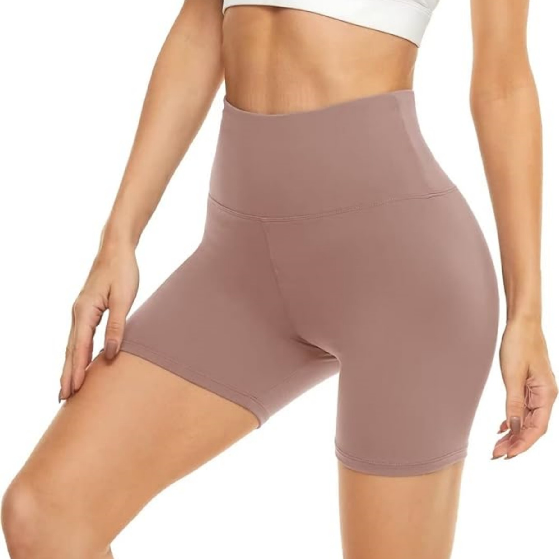High Rise Yoga Cycling Shorts 5