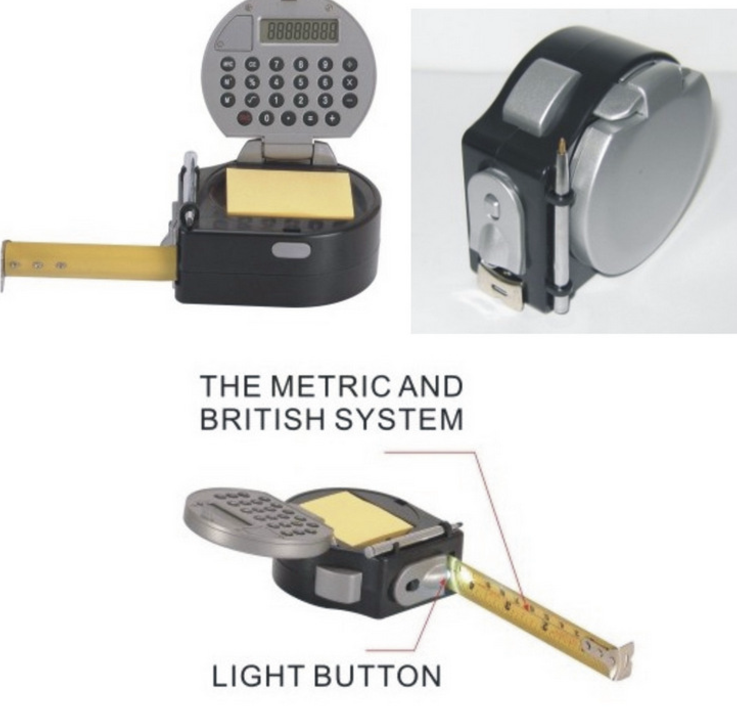 16' Multifunction Calculator Tape Measure Kit 3