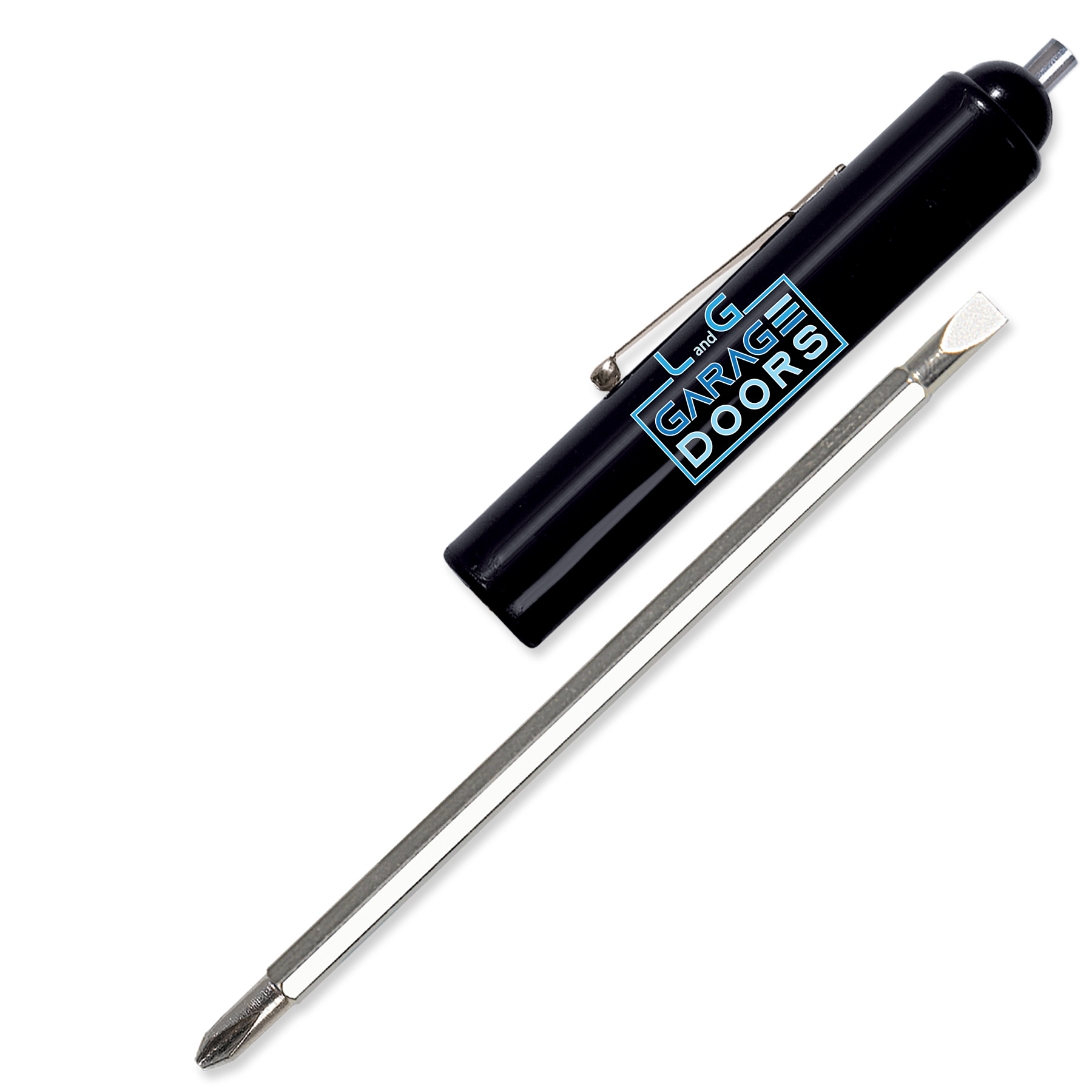 Jumbo Pocket Screwdriver Reversible Flat Blade + Magnet 19