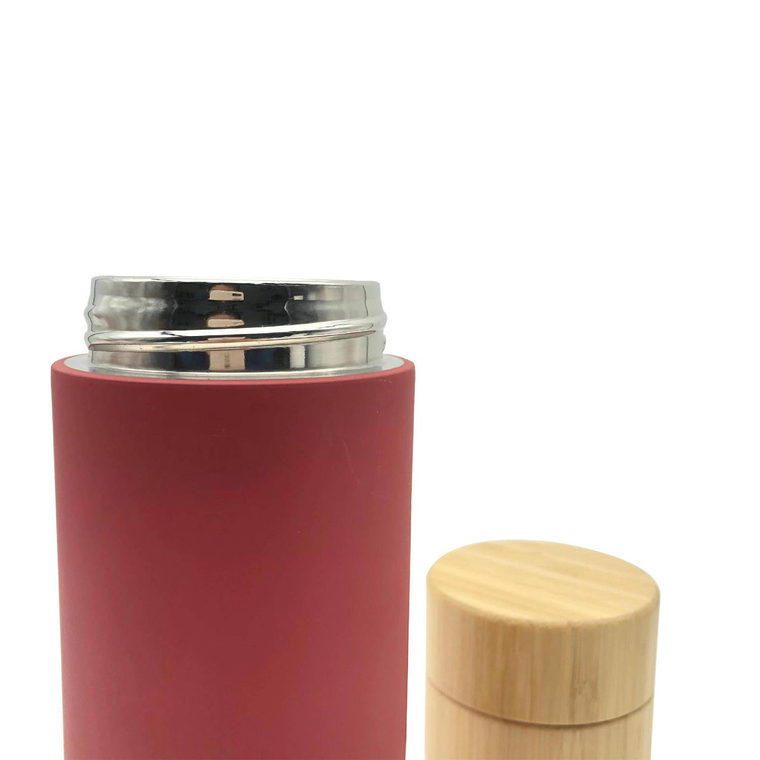 15.8oz Ceramic Cup With Bamboo Cover 3