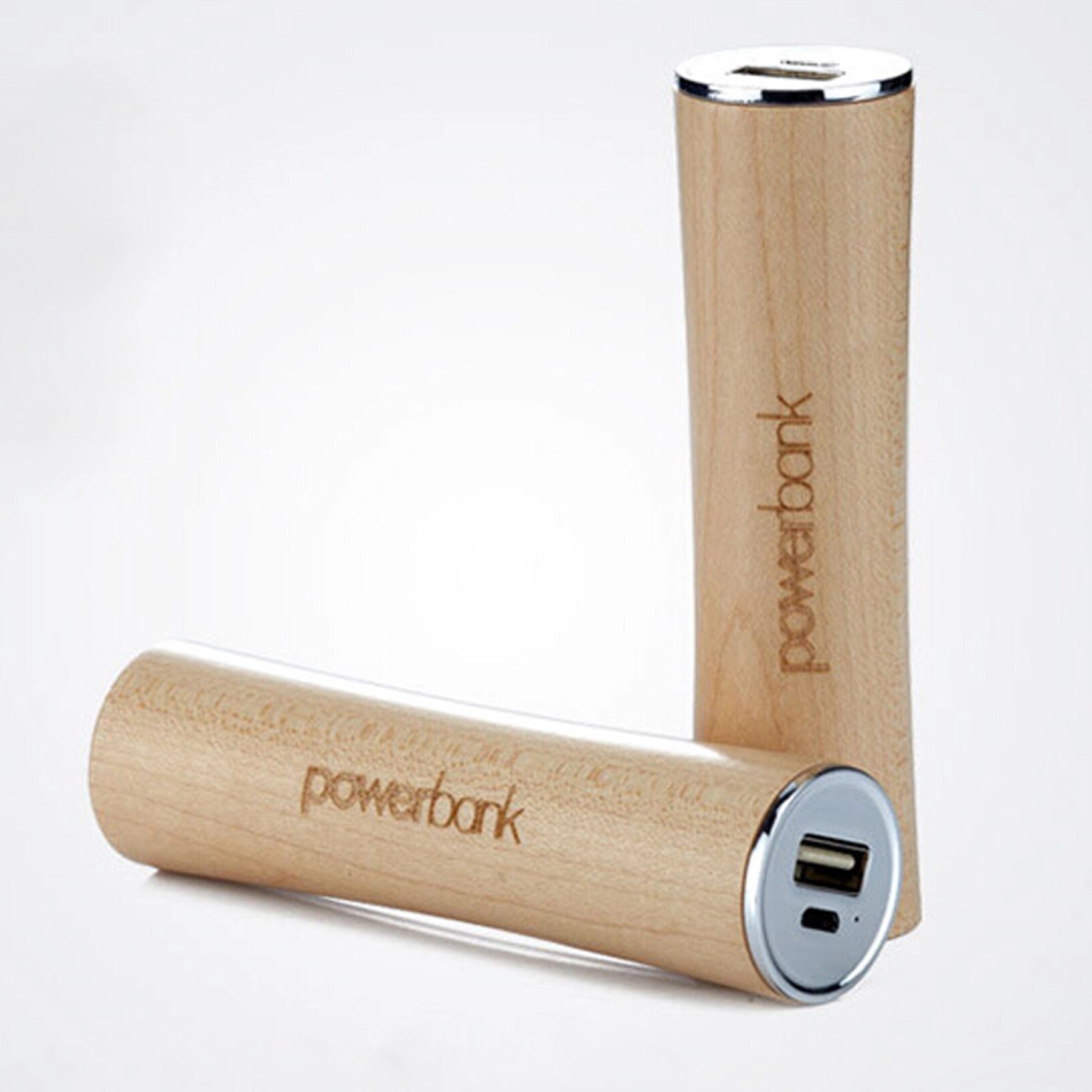 Portable Wooden Charger 2200mAh 2