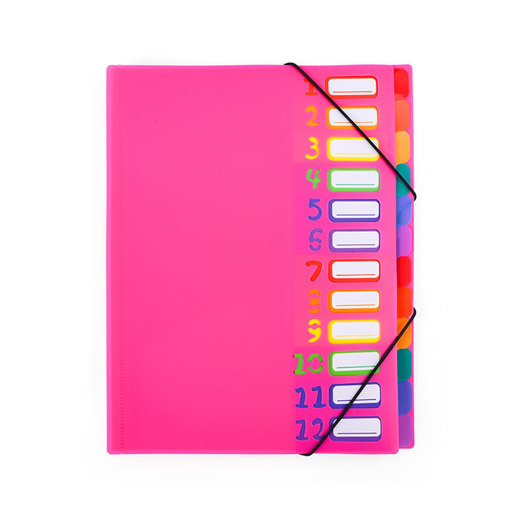 Rainbow Tab Expanding File Folder 6