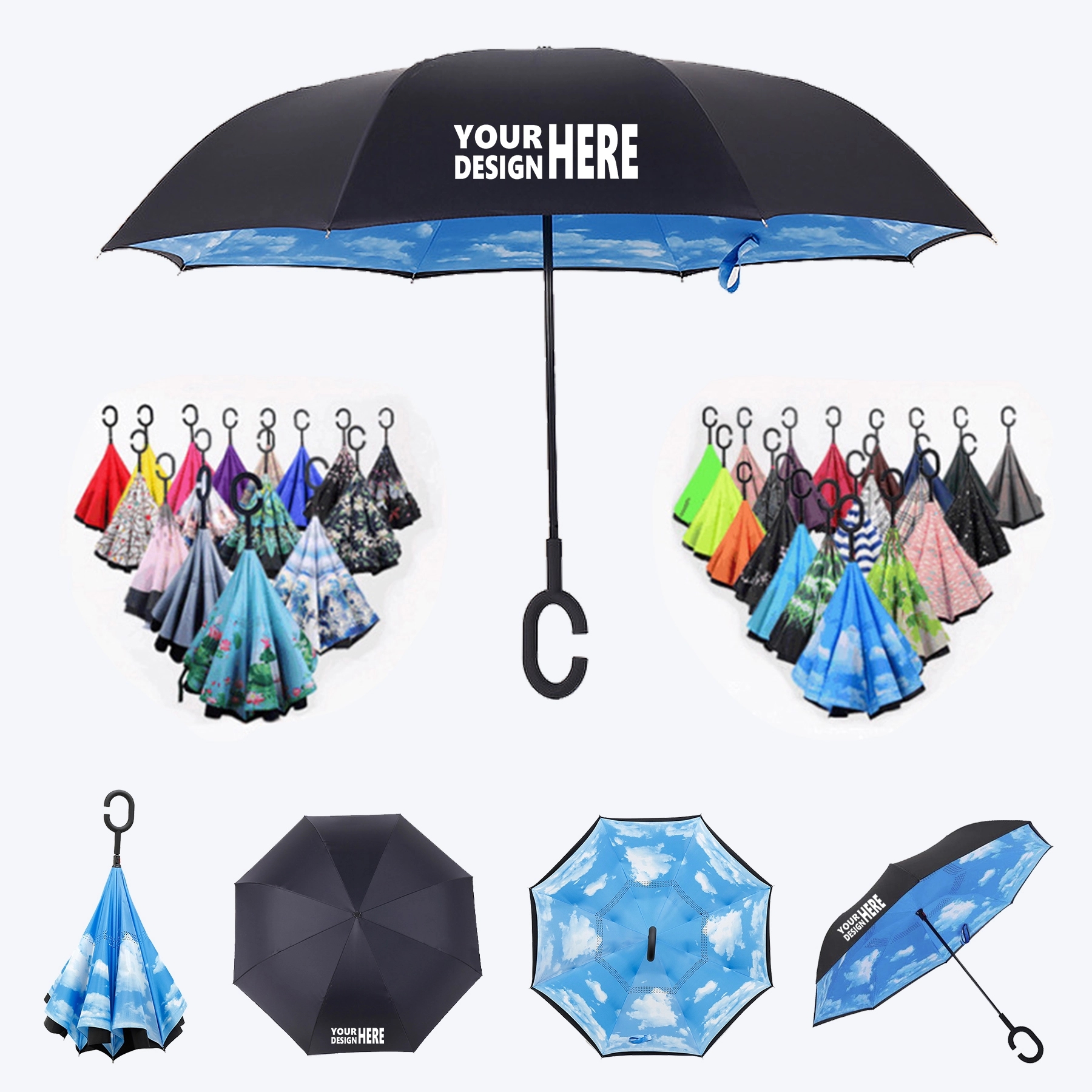C Handle Reverse Umbrella 1