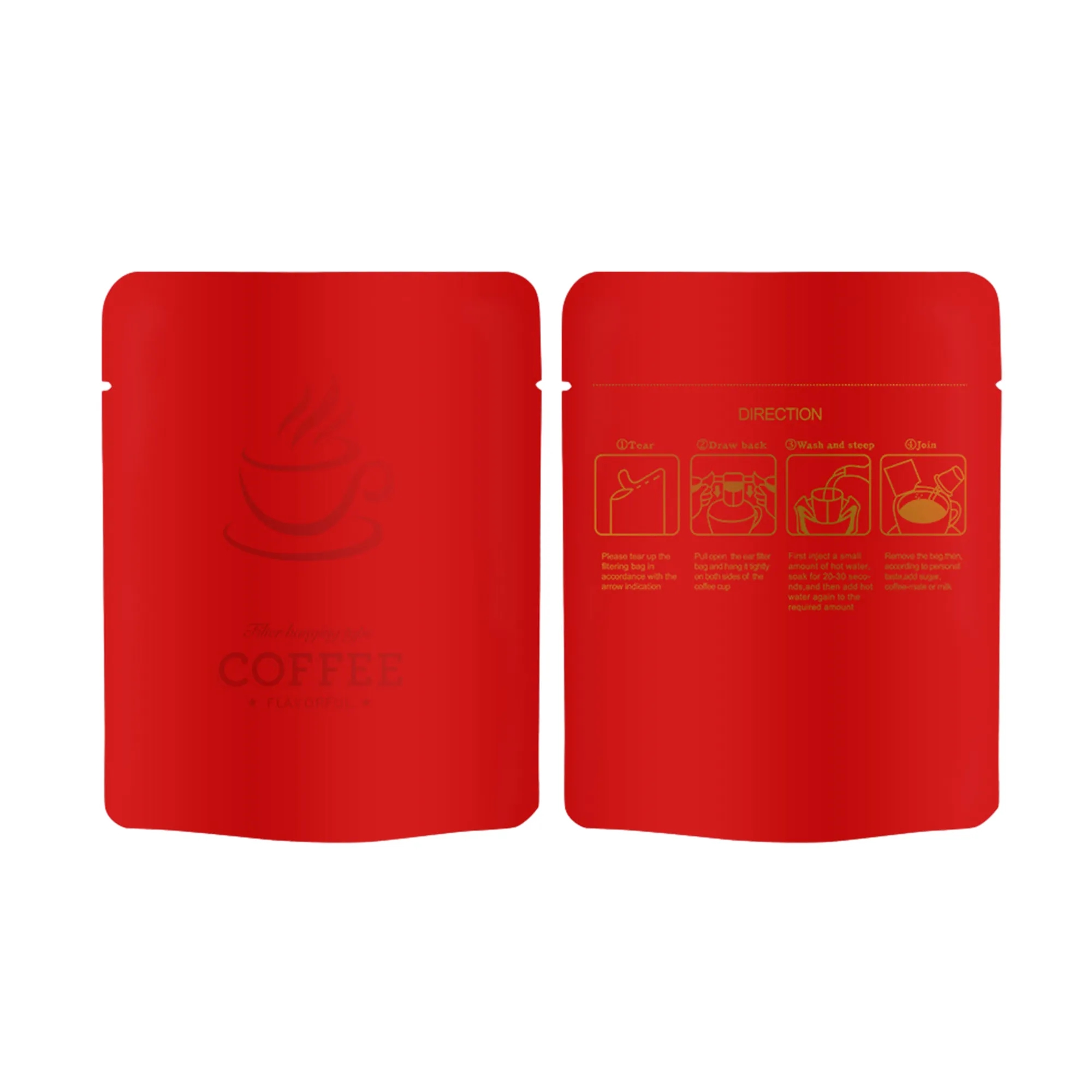 Multifunctional Hanging Ear Coffee Nut Packaging Bag 18