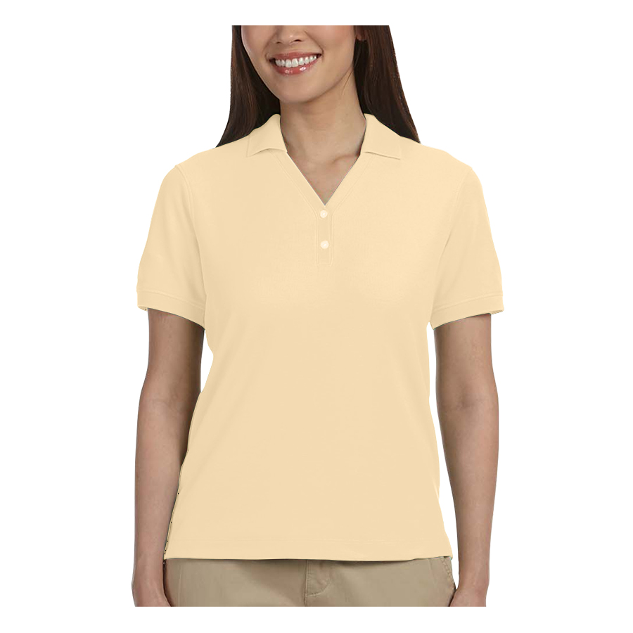 Devon & Jones Ladies' Short-Sleeve Y-Collar Polo Shirts 43