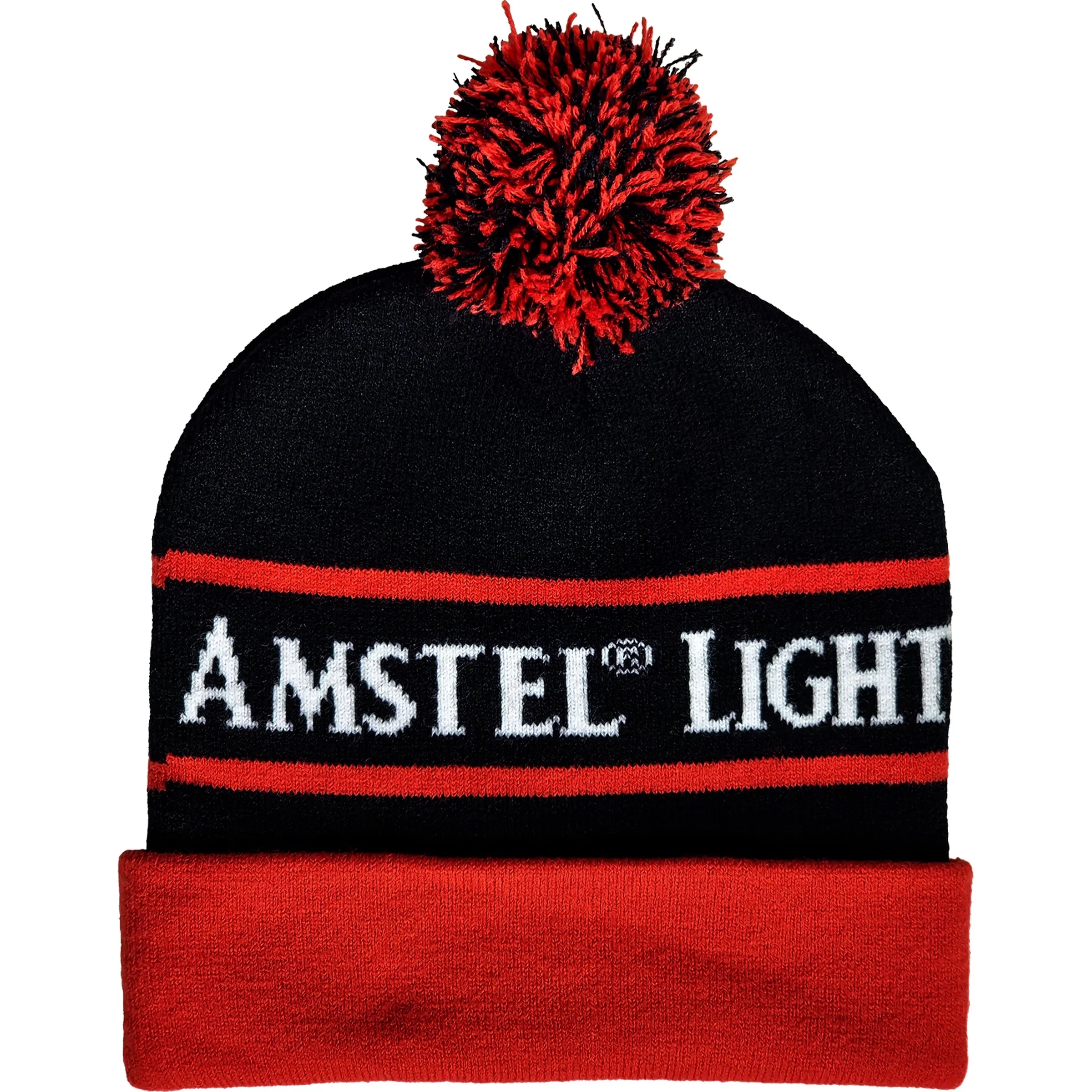 FULL COLOR KNIT BEANIE WITH POM 3