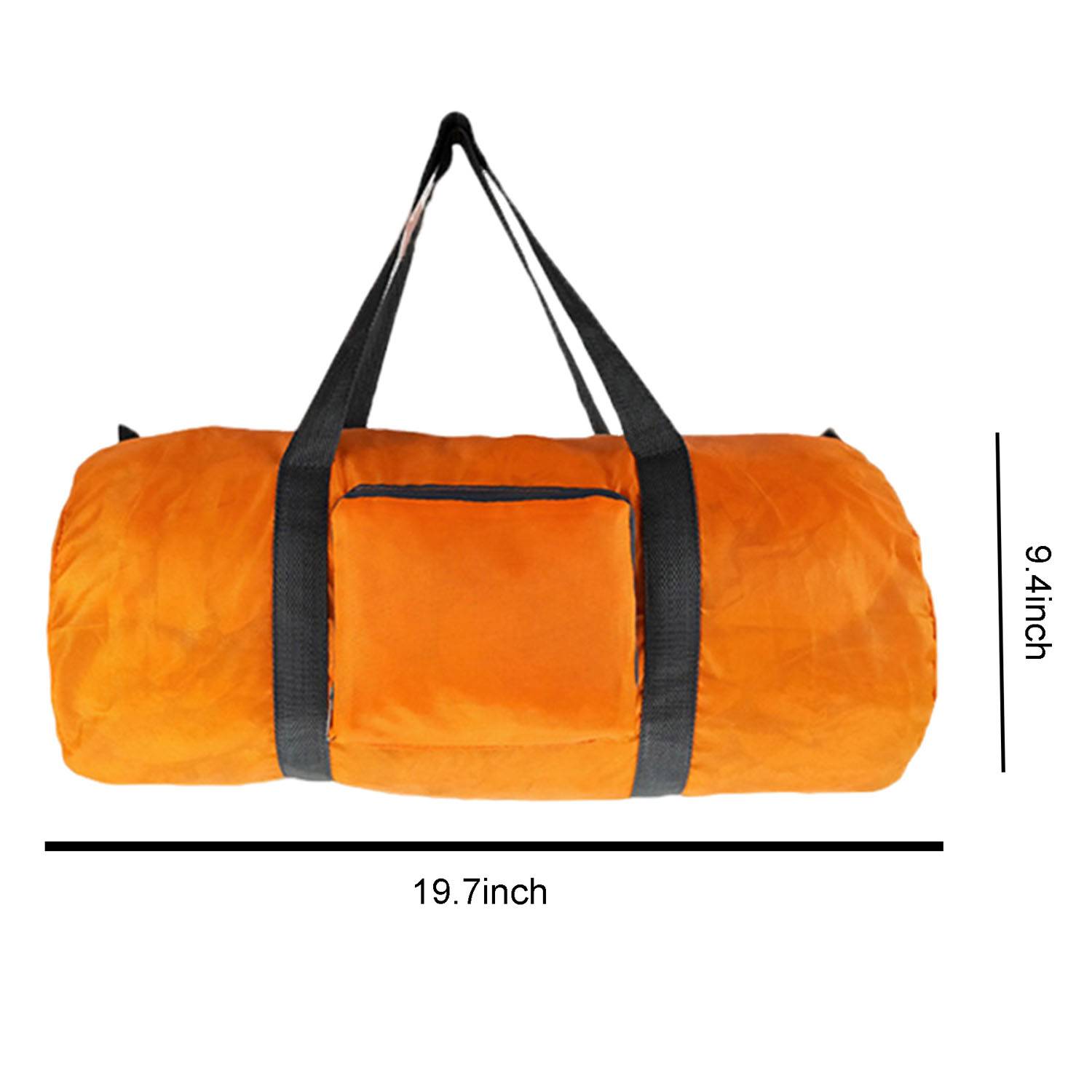 Foldable Polyester Duffle Bag w/ Carabiner 8