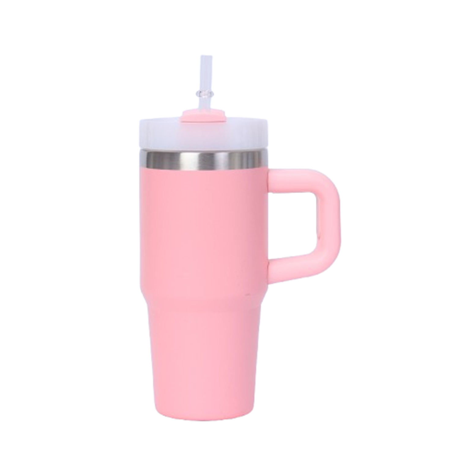 14oz Stainless Steel Insulated Straw Tumbler w/ Handle 2