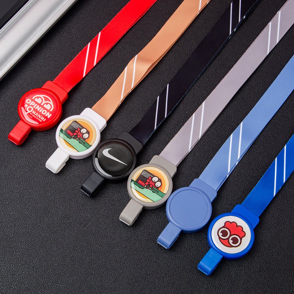 Concaved Lanyard Round Badge Reel Plastic Clip 6